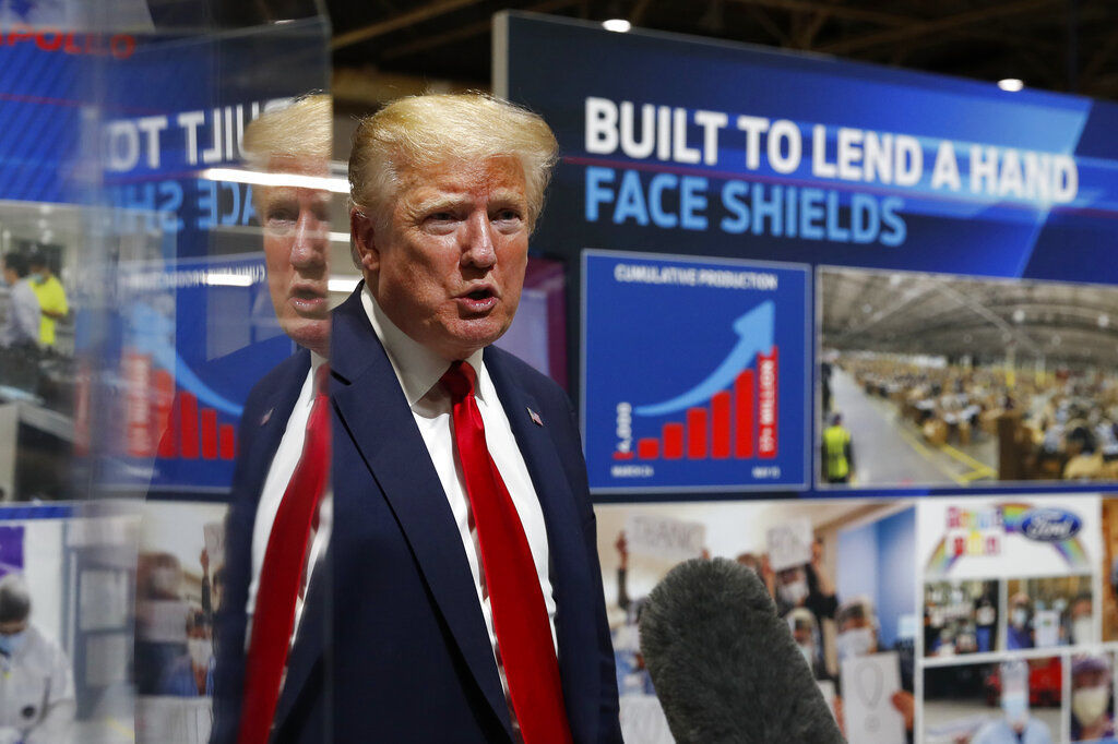 APTOPIX Virus Outbreak Trump